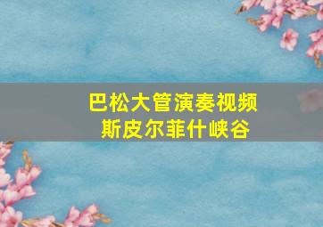 巴松大管演奏视频 斯皮尔菲什峡谷